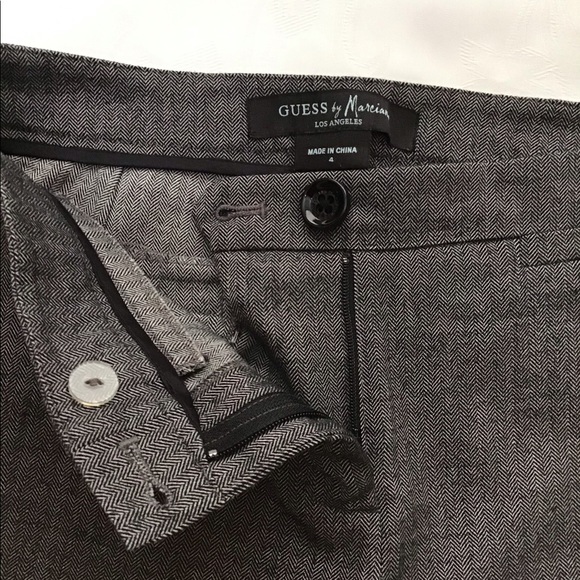 Marciano black-grey flare pants; work or dress up - Picture 5 of 11